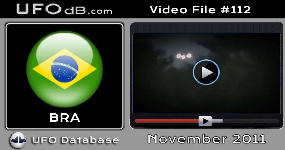 Incredible UFO sighting caught on video in Picos, Piaui, Brazil - 2011