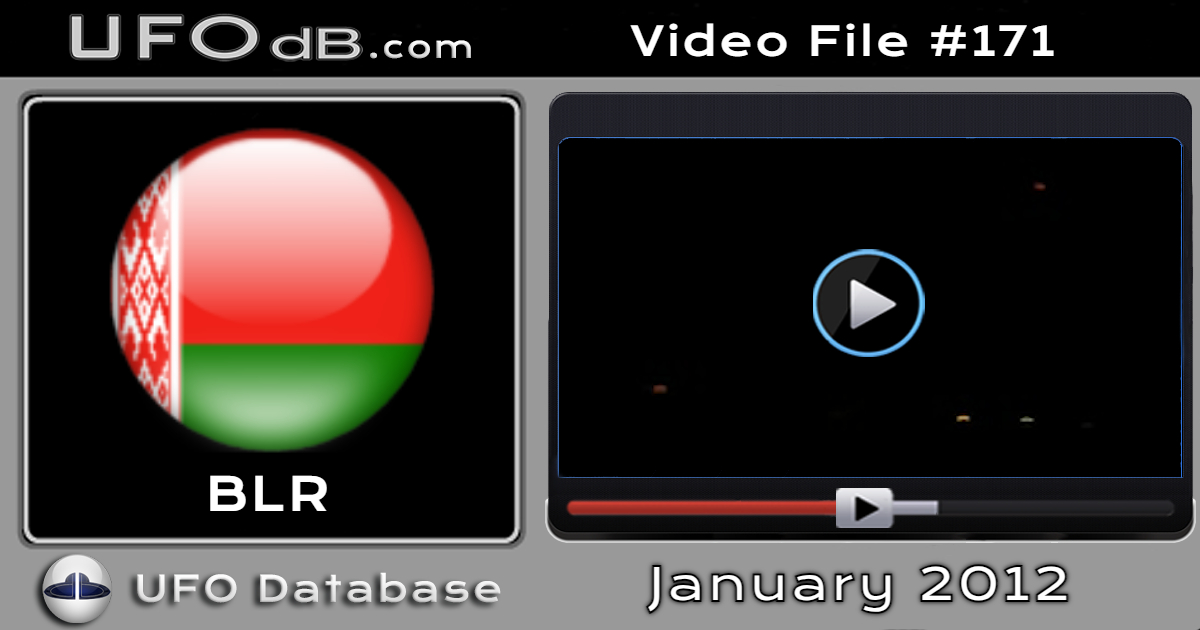 Orange sphere UFO caught on video in Zavodsky district Minsk, Belarus