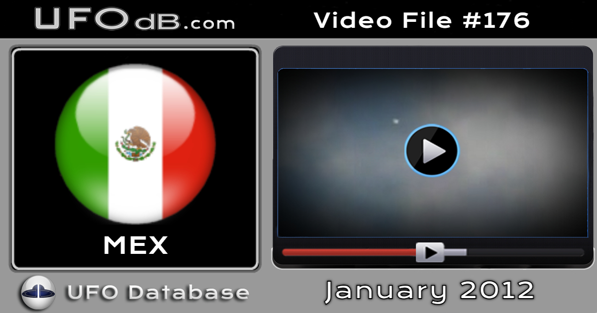 Popocatepetl Volcano ufo sightings caught on video in January 2012