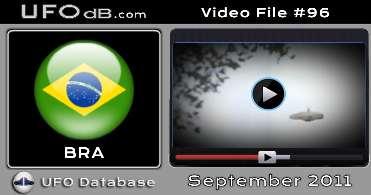 Rare Hexagon shaped UFO sighting caught on this great Brazil UFO video