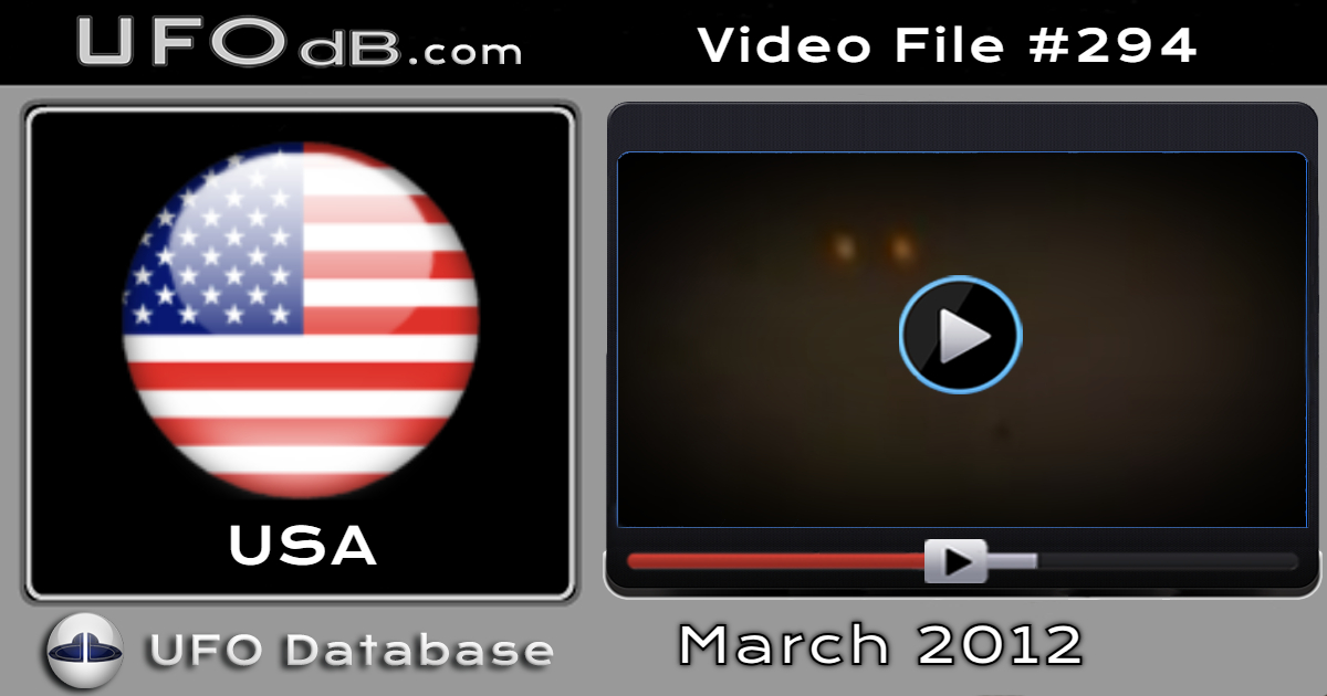 Twin Orbs UFOs near truck in factory caught on video in Indiana 2012