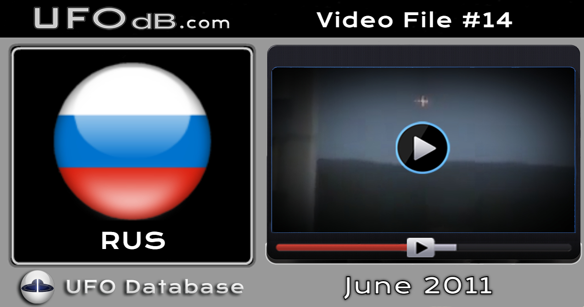 Two videos from the same ufo sighting somewhere in Russia on June 2011