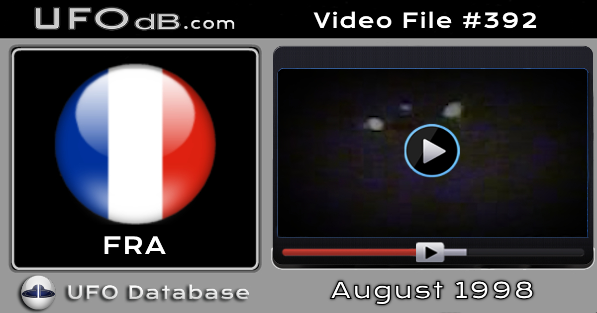 UFO seen by 100s and on many TV and paper News in Ardennes France 1998