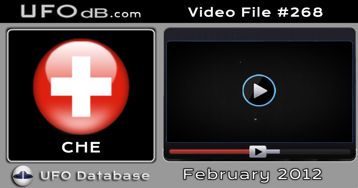 UFO video from St. Gallen a new hot spot for UFOs - Switzerland 2012