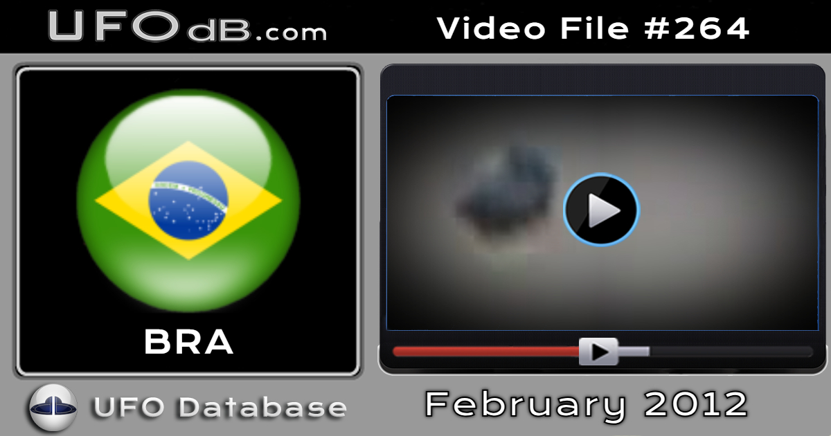 UFO video showing very closely a Sphere Probe UFO over Sao Paulo 2012