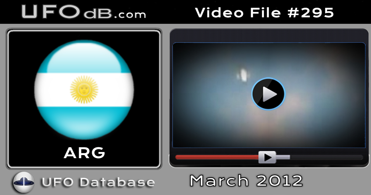 UFO with wings flying like an Insect in the Sky Cordoba Argentina 2012