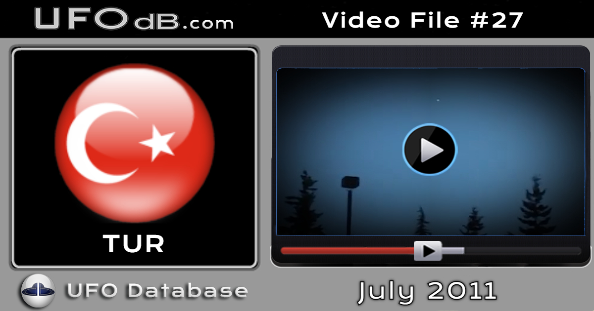 Video of UFO seen in Kurdistan passing by in the sky - July 19 2011