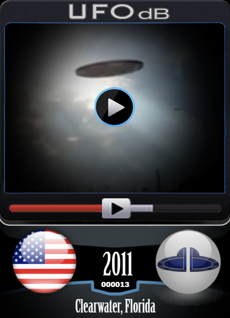 Coin shaped UFO right over the cars on freeway - Florida June 30 2011 UFO CARD Number 13
