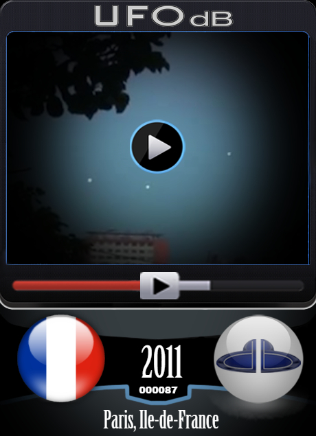 Paris Orly Airport 2011 UFO sightings are most probably airplanes UFO CARD Number 87
