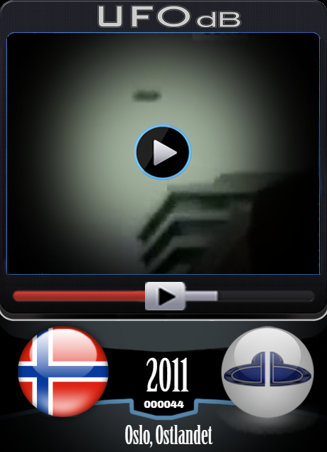 UFO caught on 2 different News videos during the 2011 Oslo bomb attack UFO CARD Number 44
